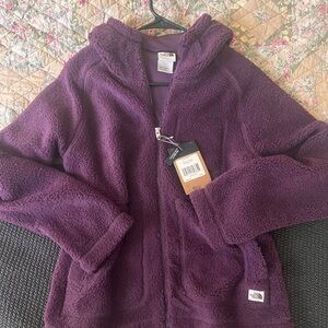 The North Face Women's Fleece Jacket in BlackBerry Wine. Size S.